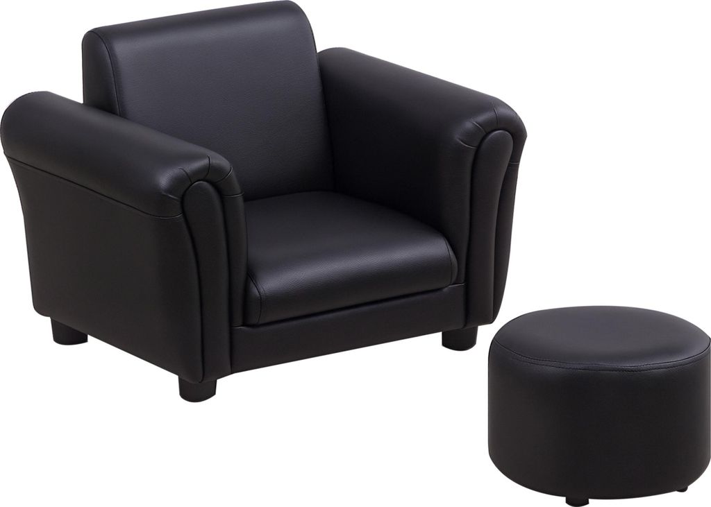 Poltroncina per bambini con poggiapiedi Divanetto per Immagine del prodotto 