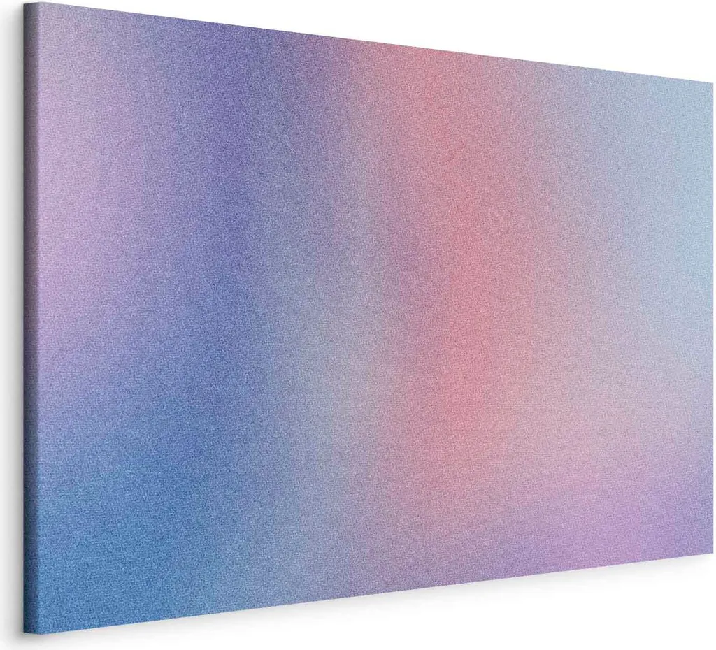 Quadro su Tela Gradiente Arcobaleno 60x40 cm - Effetto Nebbia f-C-10089-b-a