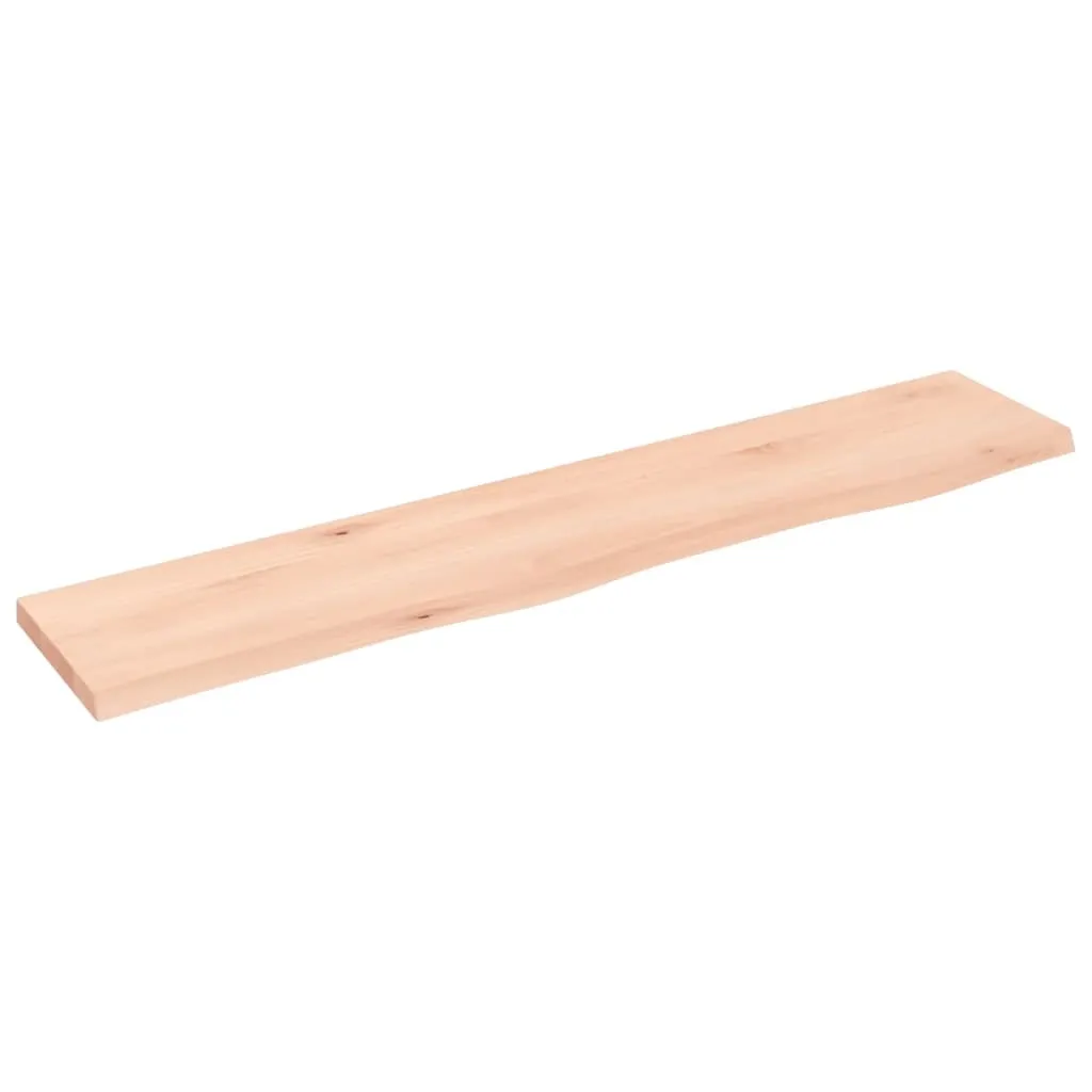 Mensola Rovere Massiccio 100x20x2 cm - Legno Naturale Living Store