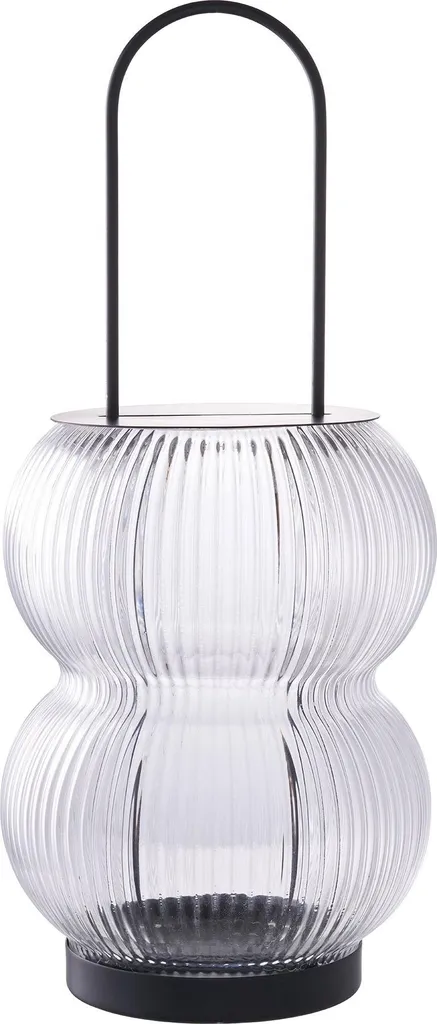Lanterne Lucena Noire pour Décoration de Table et Soirées Terrasses