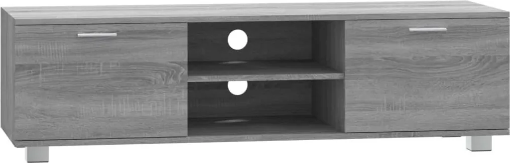 Mobile Porta TV Grigio Sonoma 140x40,5 cm | Arredo Soggiorno Moderno