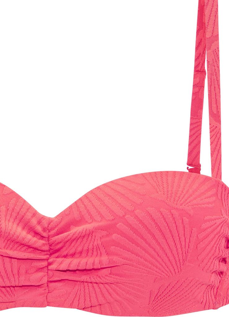 s.Oliver Bügel-Bandeau-Bikini-Top pink Größe 38 Cup C