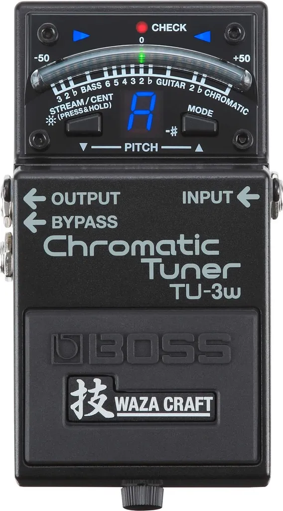 Accordeur de Sol pour Guitare BOSS TU-3W Idéal pour Scène et Studio Pro