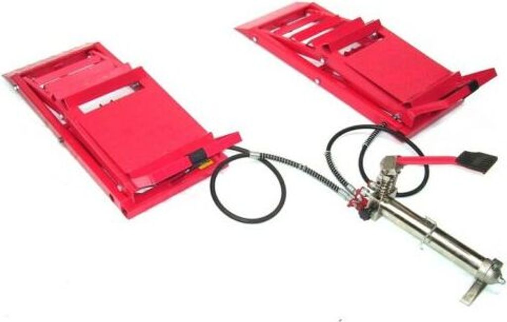 PKW Hubrampe Rampe 1300kg Wagenheber mobil Hebebühne Auto Produktbild 2