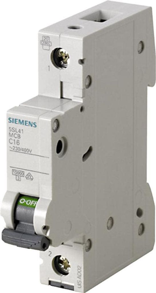 SIEM Leitungsschutzschalter 5SL4101-7 230/400V 10KA, 1Polig, C, 1A 5SL4101-7