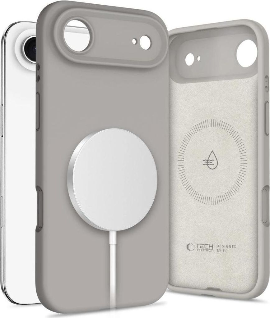 Tech-Protect Silikonhülle Magsafe Magsafe Na Iphone 17 Air - Szare