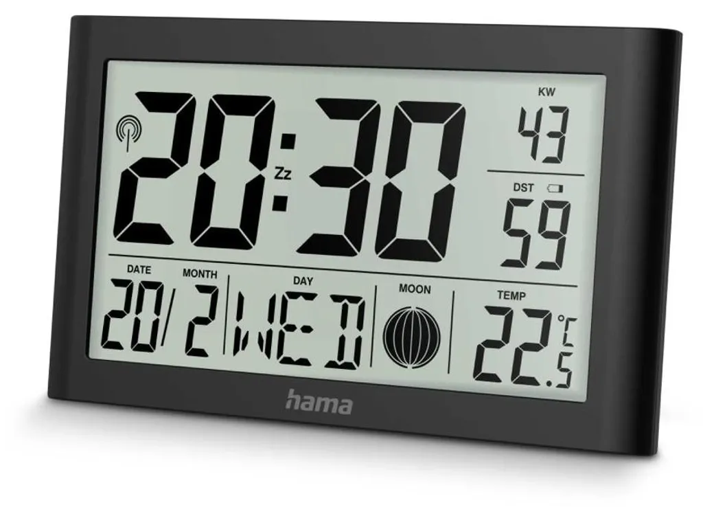 Horloge Murale sans Réglage Hama Martinique : Heure Exacte et Température