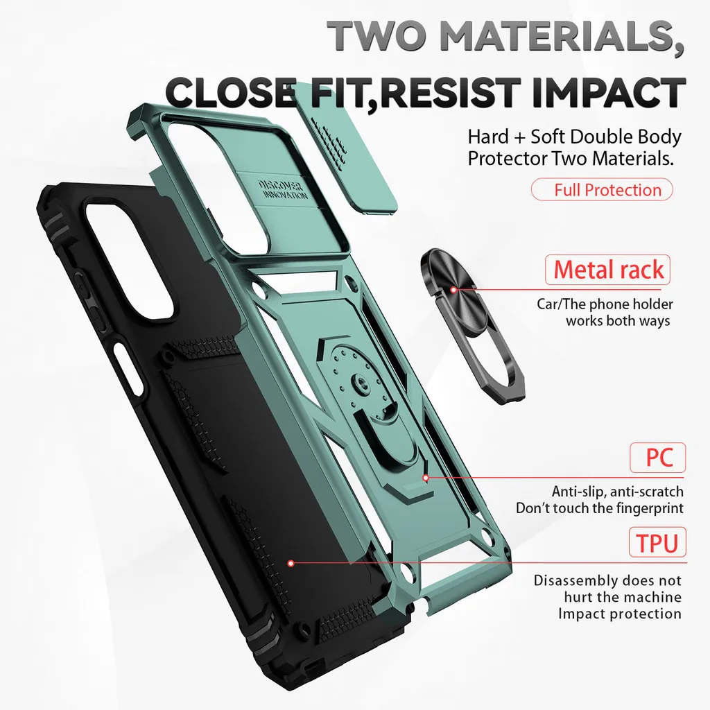 SATURCASE Custodia per Motorola Moto G Stylus 5G 2022, superficie a
