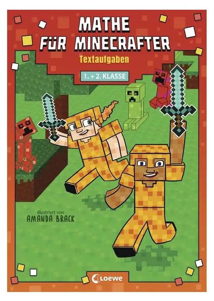 Mathe für Minecrafter - Textaufgaben 1. und 2. Klasse Obrázok produktu 