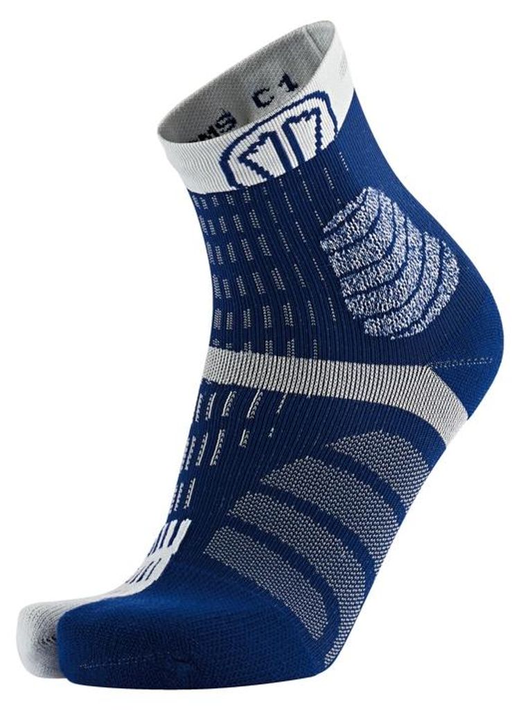 SIDAS T-FREE Trail - Trailrunning-Socken - Blue/Grey marineblau/grau 37