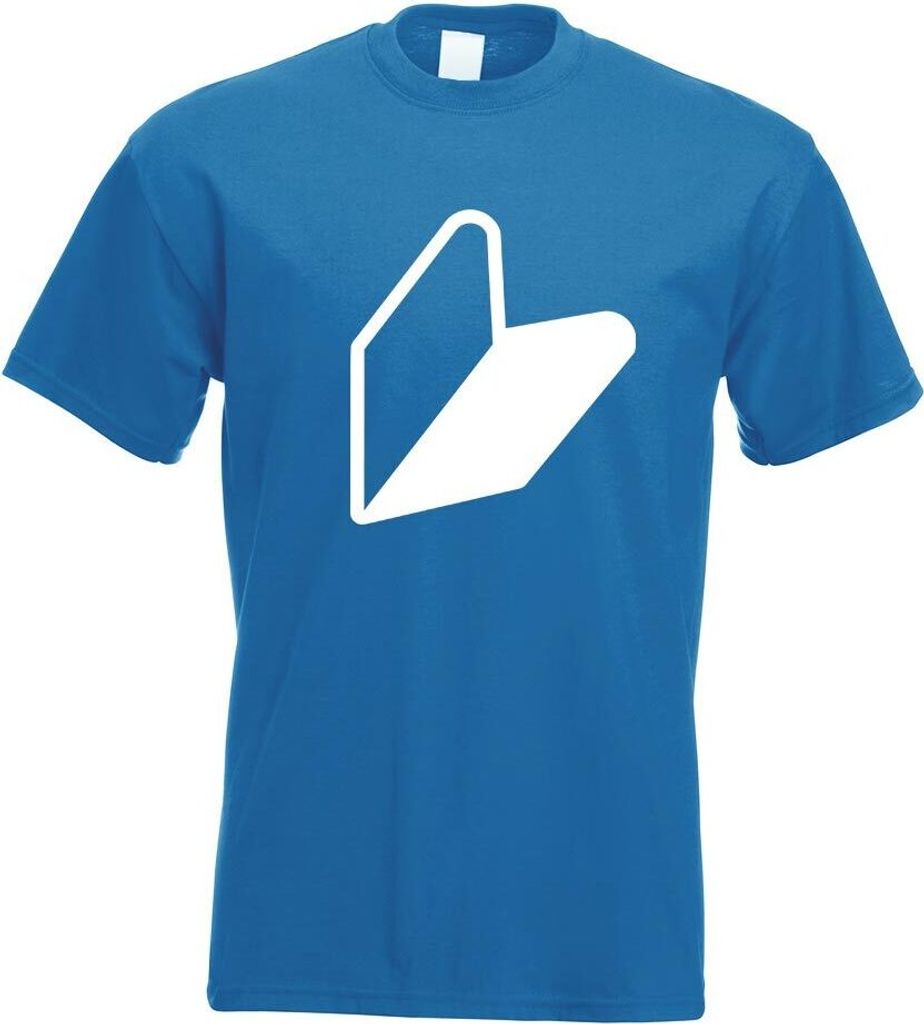 Kiwistar - T-Shirt - royal - Wakaba JDM Japan Motiv Bedruckt Funshirt Design Print - mit Motiv Bedruckt - Funshirt Design - Sport - Freizeit - Herr...