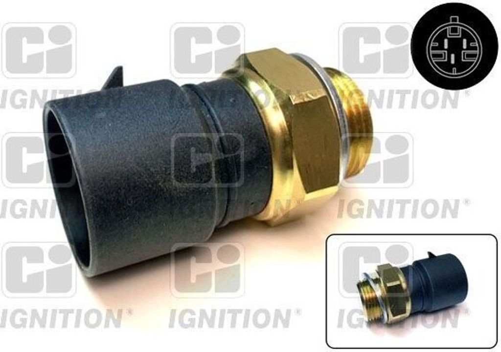 QUINTON HAZELL XEFS238 Temperaturschalter Kühlerlüfter Thermoschalter für OPEL Astra G CC (T98) Astra G Caravan (T98) Astra F CC (T92) Calibra A