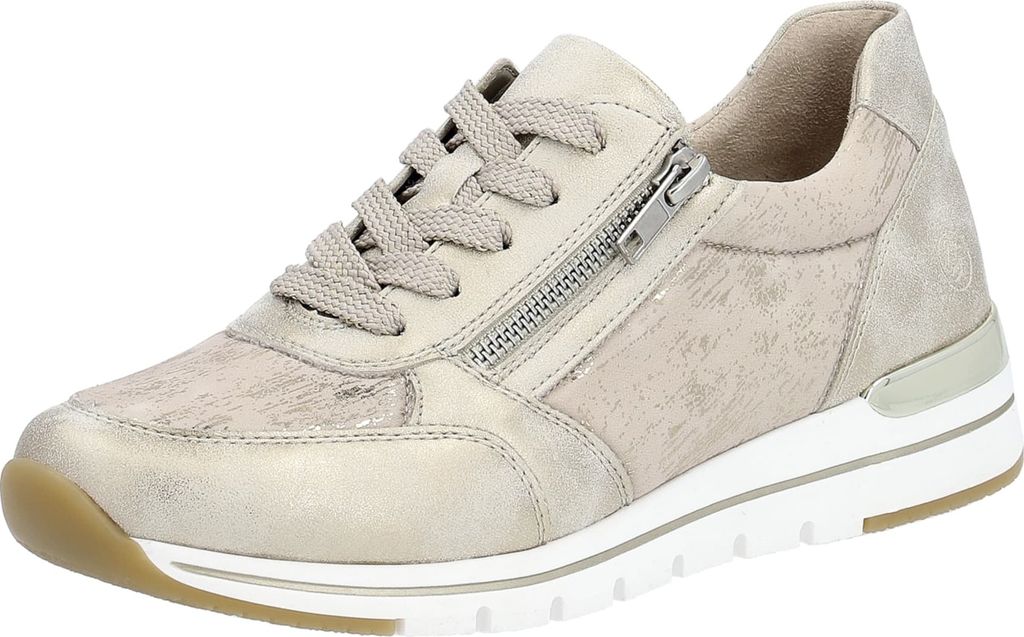 Remonte sportlicher Schnürer Beige