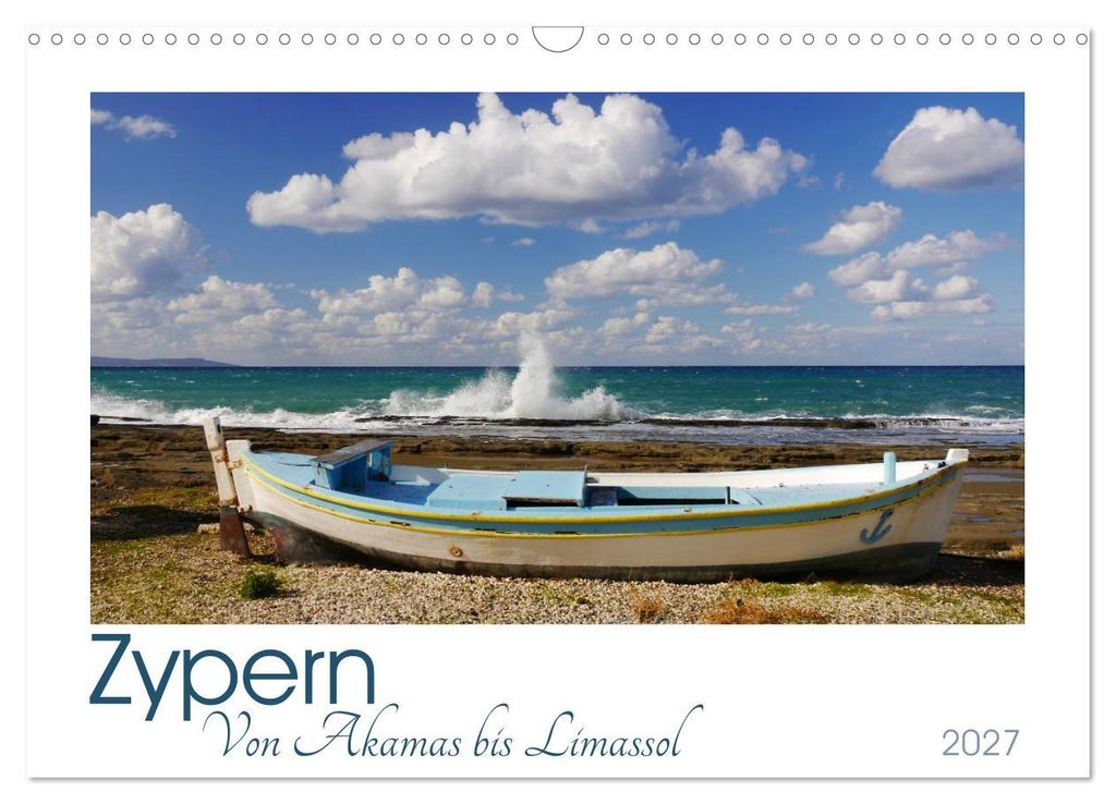 Zypern. Von Akamas bis Limassol (Wandkalender 2027 DIN A3 quer), CALVENDO Monatskalender