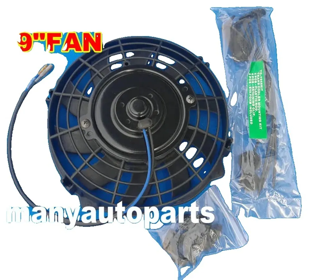 Ventilateur radiateur 9 pouces universel : stop à la surchauffe moteur