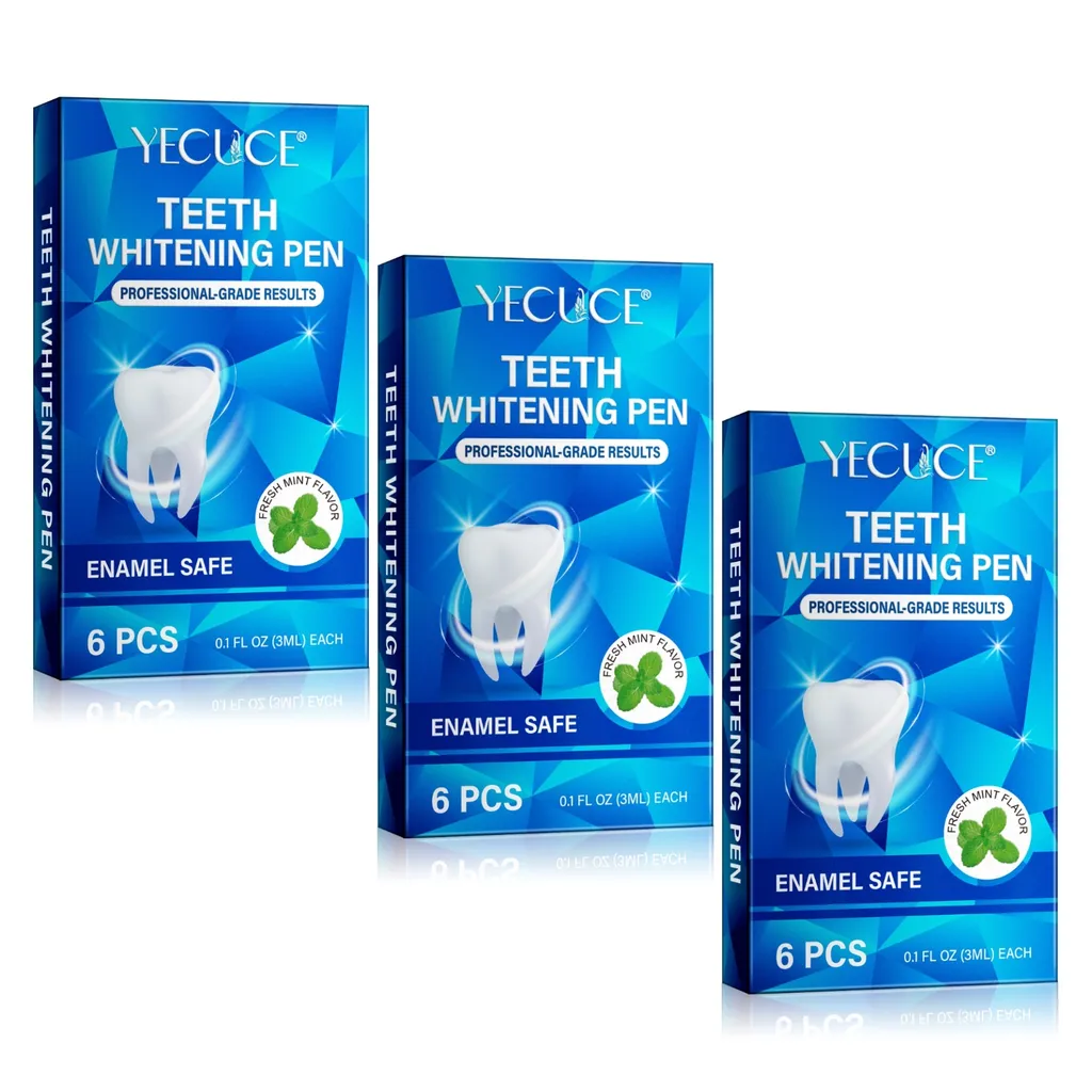 Teeth Whitening Pen contre les dents jaunes - Pack de 18 stylos gel