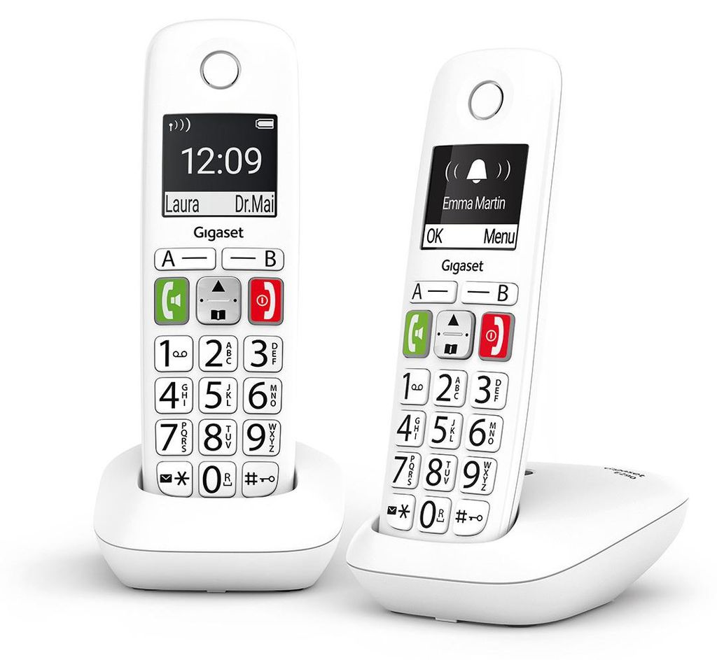 Gigaset E290 Duo, Analoges/DECT-Telefon, Kabelloses Produktbild 