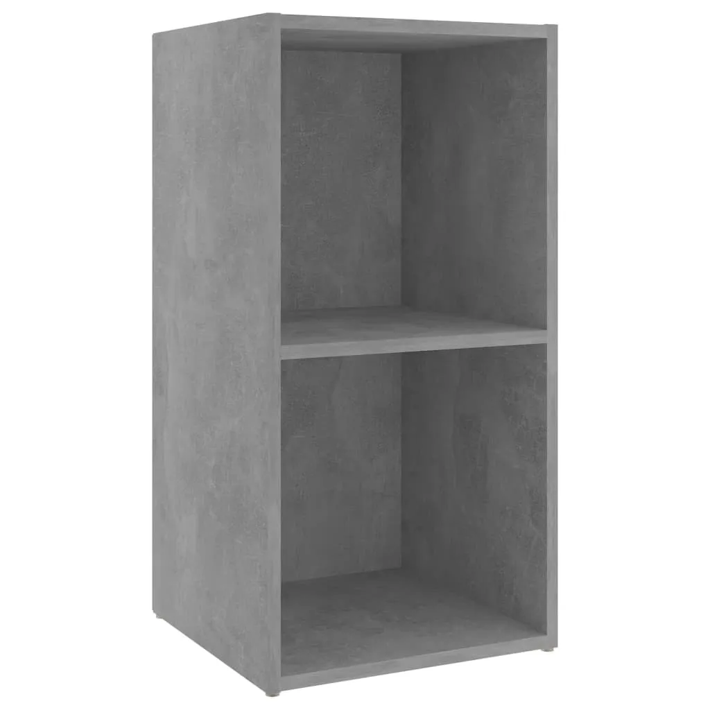 Set 2 Mobili Porta TV Grigio Cemento | Ottimizzato per Media Center - 6