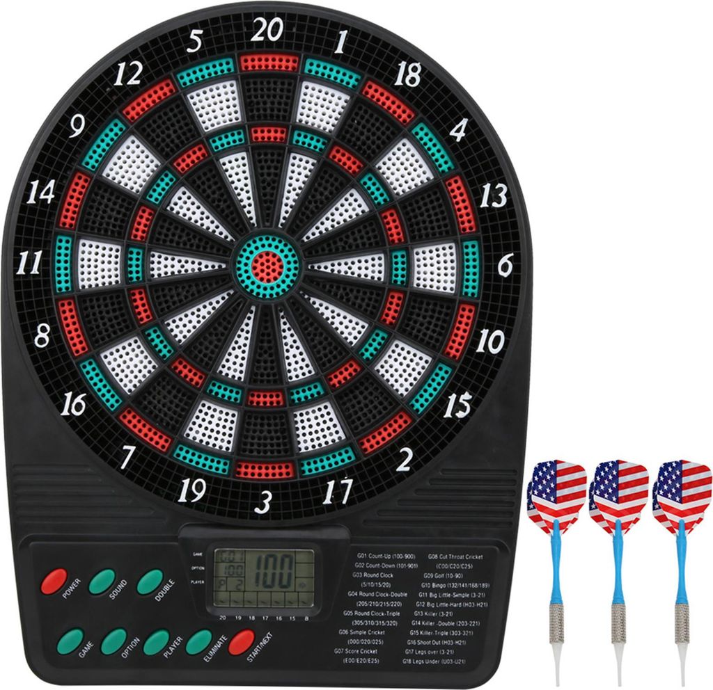 Elektronisches Dartspiel mit automatischer Punktezählung Produktbild 