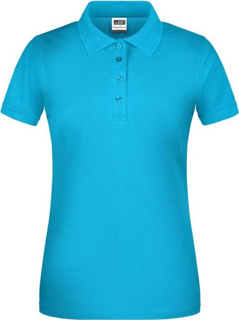 Pflegeleichtes und strapazierfähiges Polo turquoise, Gr. M Produktbild 
