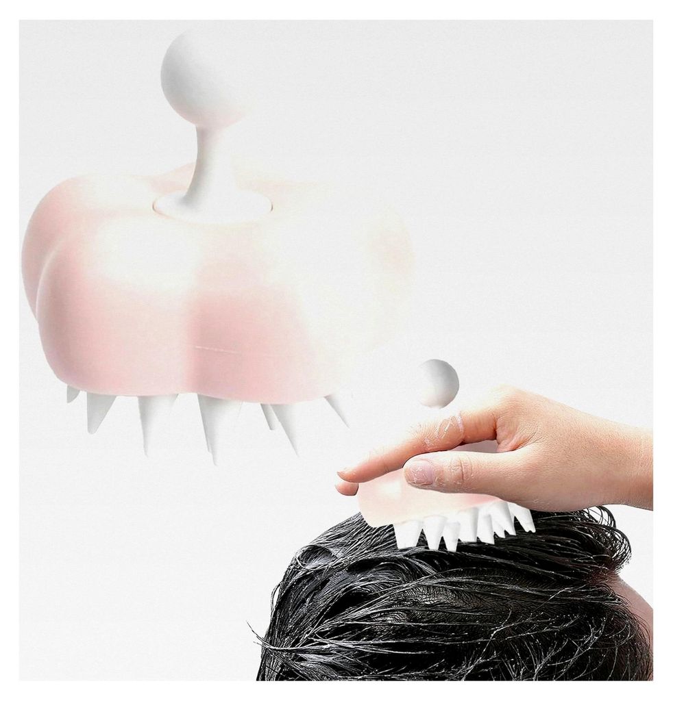 Massagebürste für Haare, Kopfmassagebürste zur Stärkung der Haarwurzeln, Entspannung der Kopfhaut, Entfernung von Schuppen und Schmutz, geeigne...