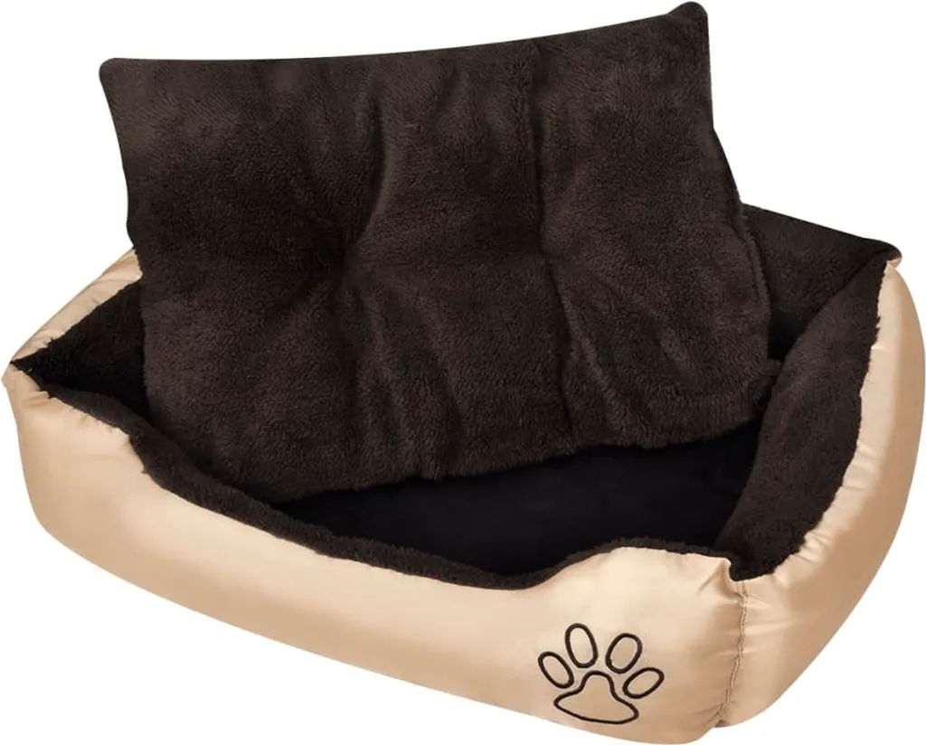 Lettino Design per Cani con Cuscino Imbottito M - Cuccia Calda e Chic
