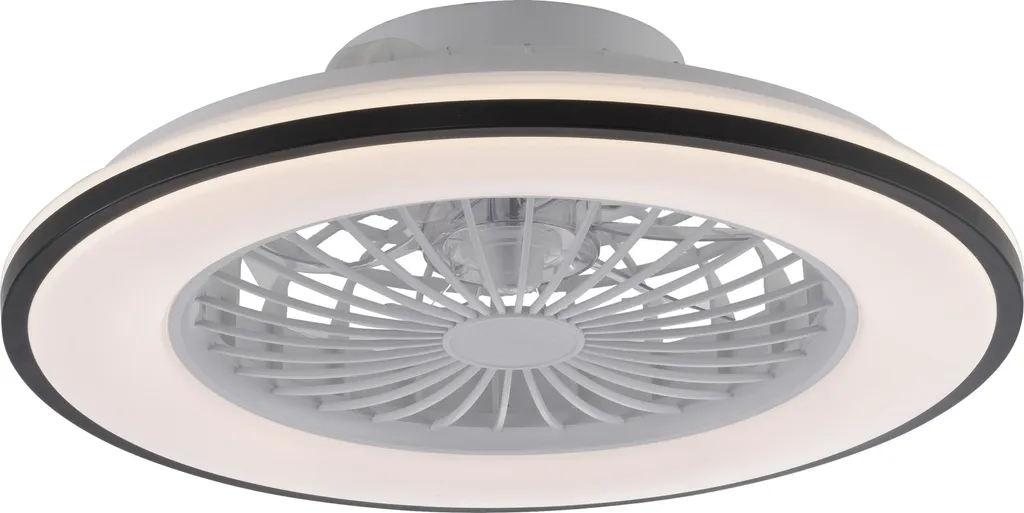 Ventilateur de plafond LED RGB LENO : air frais et lumière réglable blanc