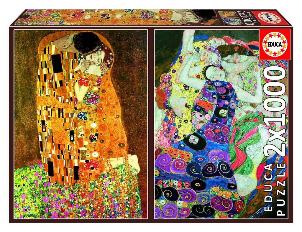 Educa - Klimt 2x1000 Teile Art Collection Puzzle