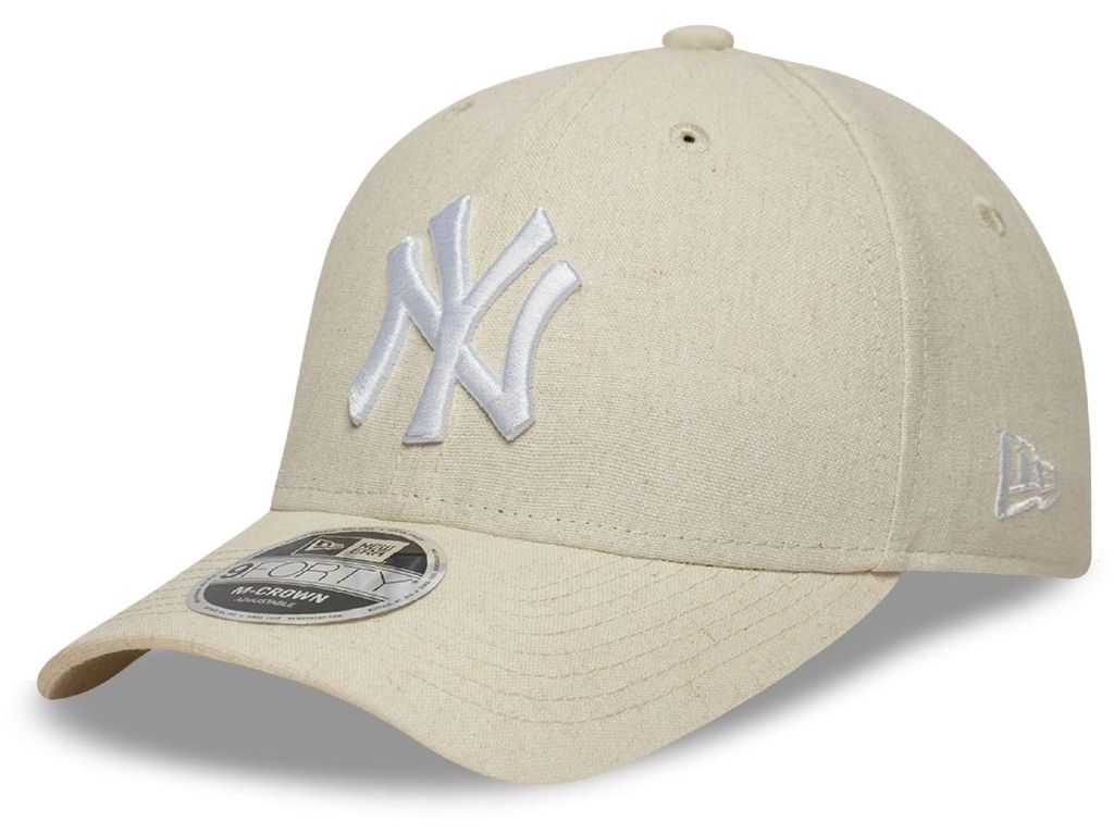 New Era MLB 9FORTY M-Crown Linen Cap New York Yankees beige