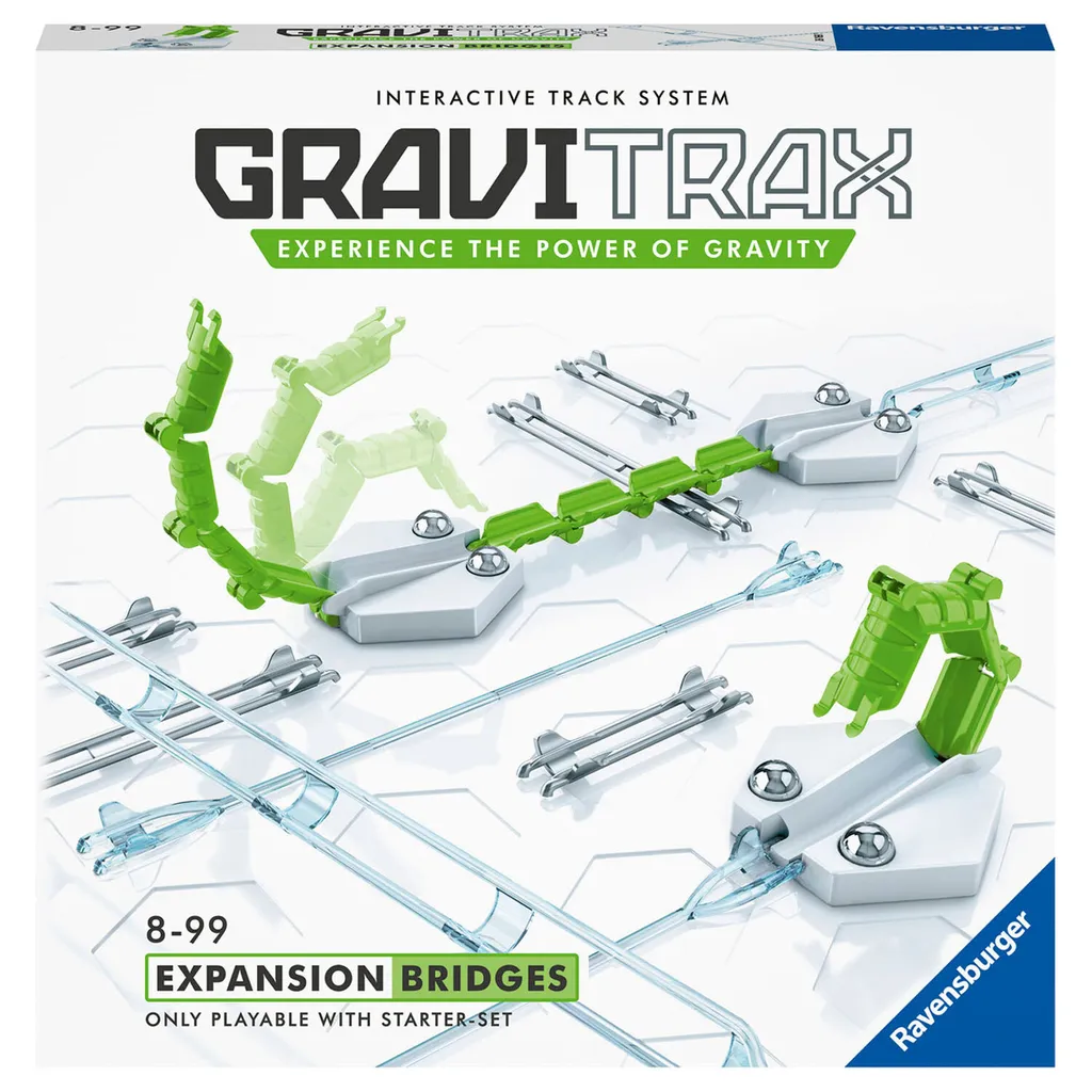 GraviTrax Bridges Set de Ponts Flexibles et Rails pour Multi-Niveaux