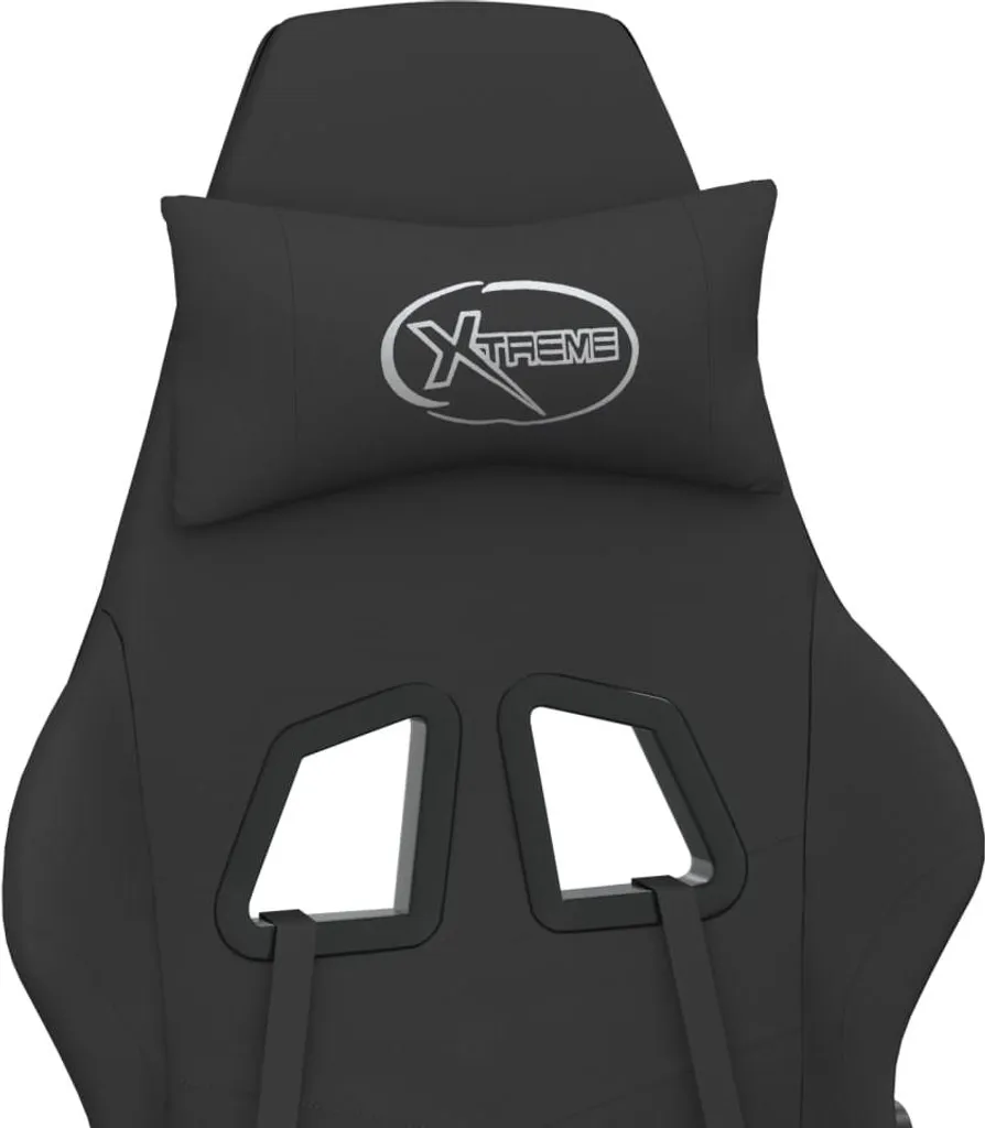 Sedia da gioco in tessuto nero - 8