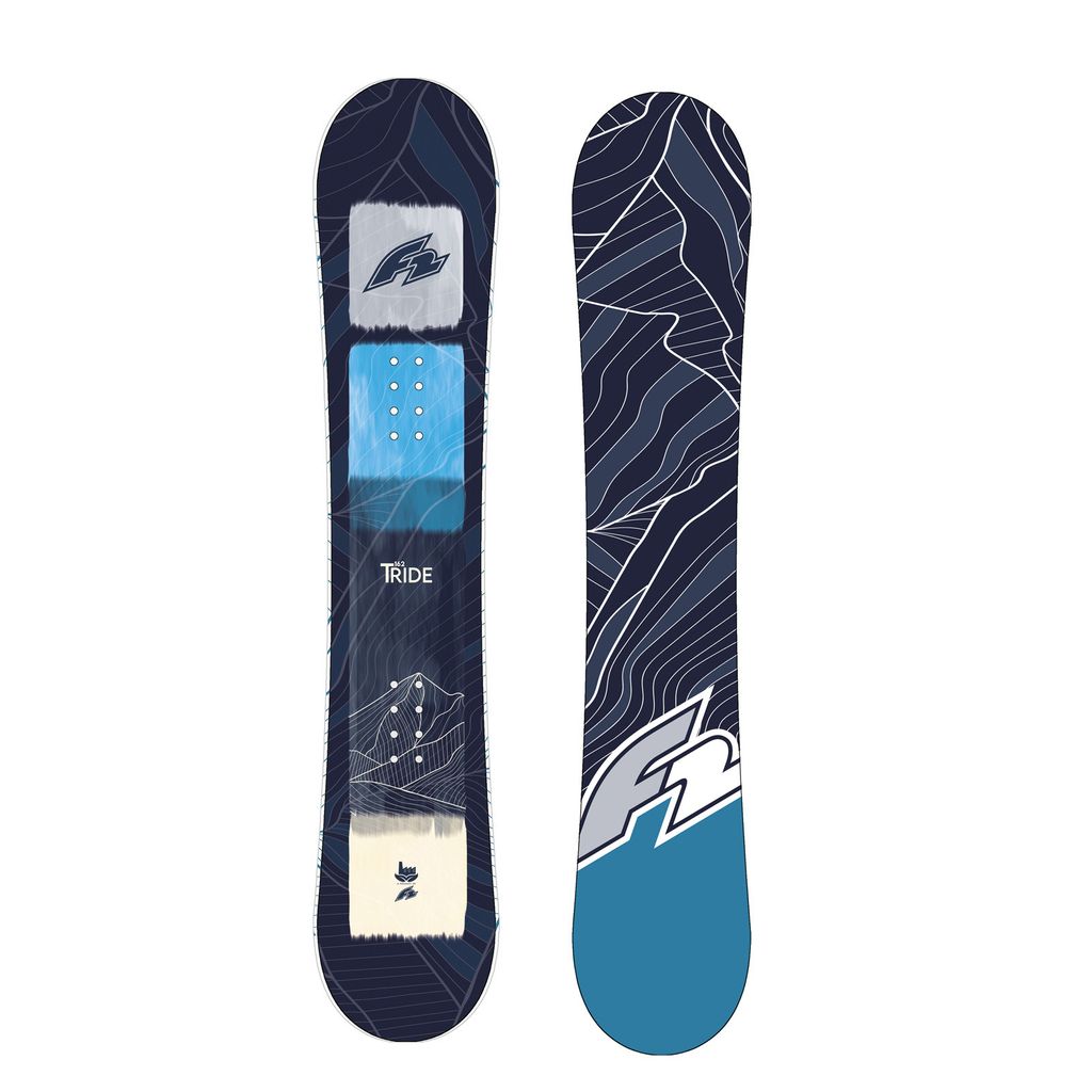 F2 Herren Snowboard T - Ride Freestyle 154 cm Blau 2024/25