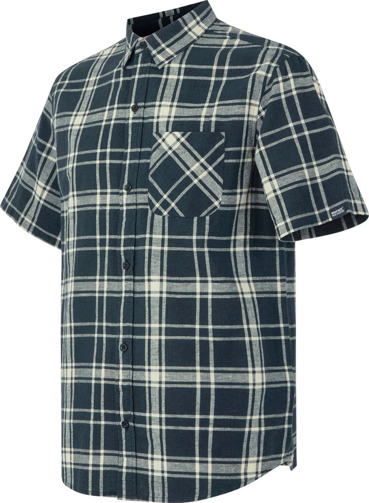 Regatta - "Loran" Hemd für Herren kurzärmlig RG11792 (L) (Marineblau)