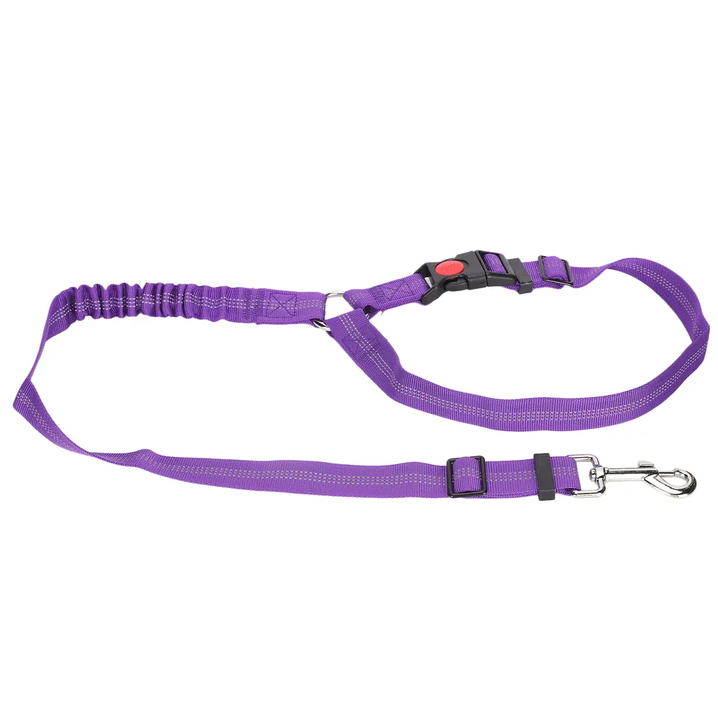 Cintura di sicurezza dell'animale domestico, cintura di sicurezza regolabile dell'animale domestico, cintura di sicurezza del cane, cintura di sicurezza del cane, cintura di sicurezza riflettente del cane, guinzaglio dell'animale domestico - 2