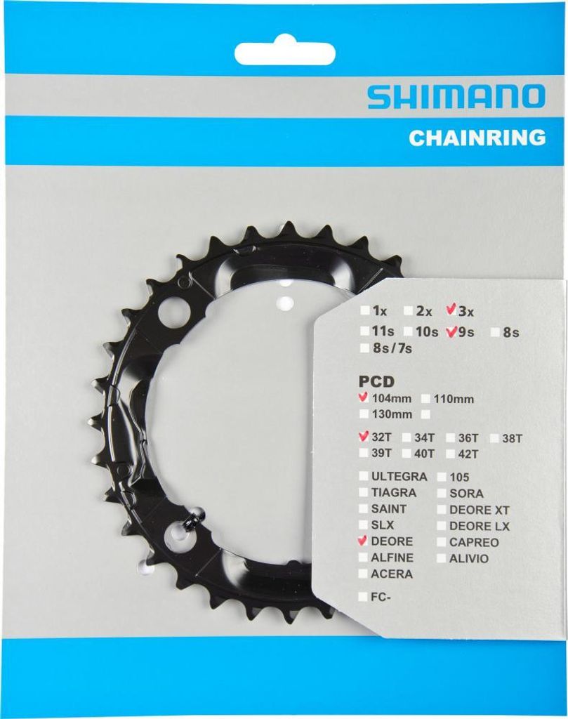 Tarcza łańcuchowa Shimano FC-M590 32 zęby 4-ramienna Zdjęcie produktu 
