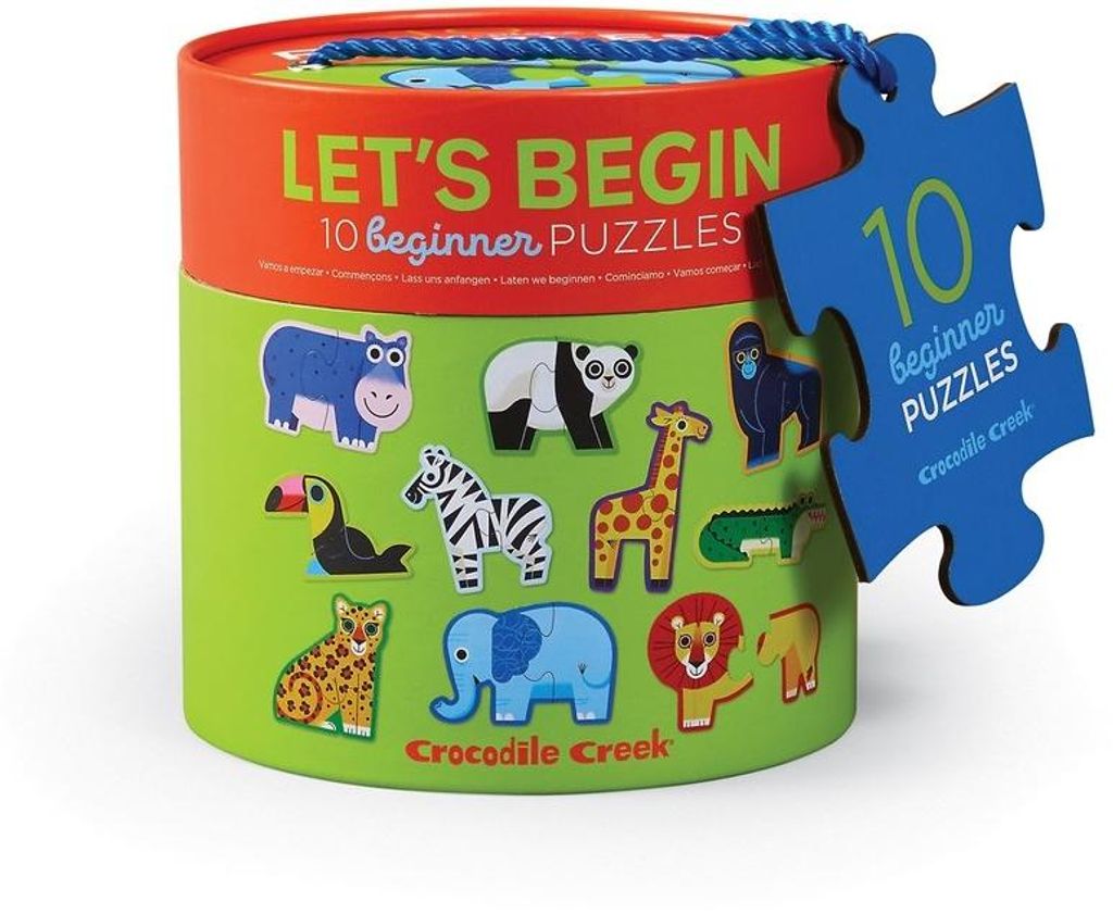 Krokodíl Creek začnime puzzle džungľa - 2 kusy Obrázok produktu 