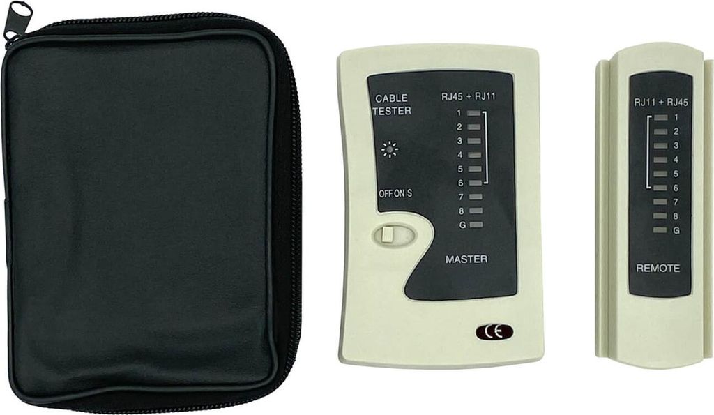 ProfiPatch Netzwerktester Kabeltester Leitungstester ISDN LAN DSL RJ11 RJ12 RJ45 Cat.3/5/6/7
