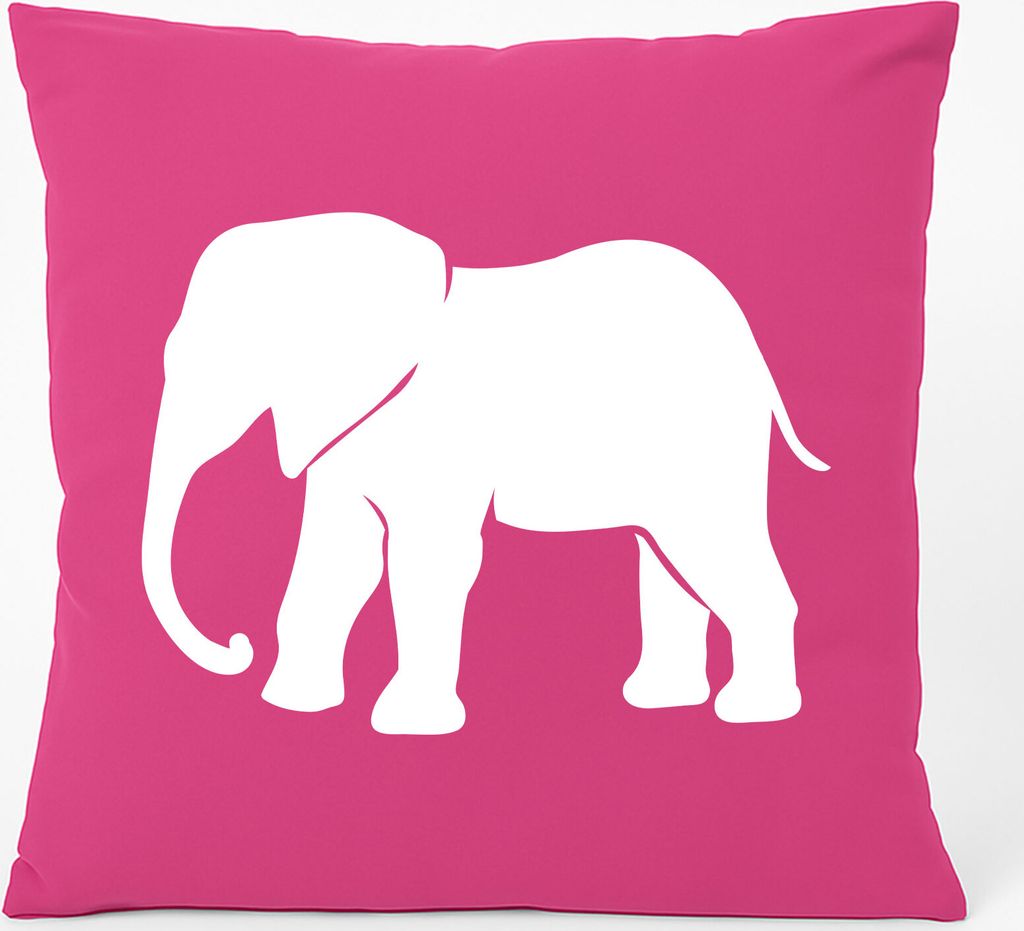 Huuraa Kissen Elefant Silhouette 40x40cm mit Füllung Produktbild 