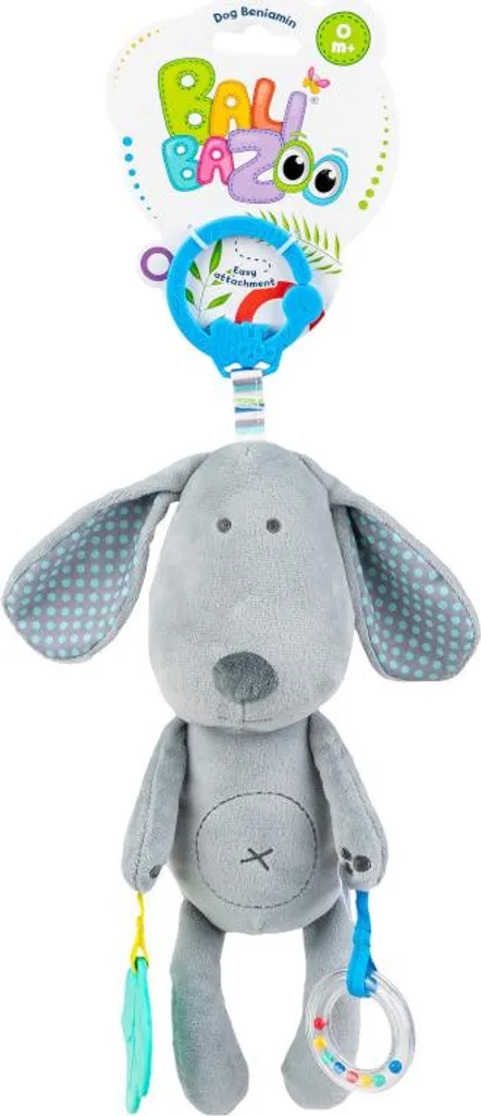 Médaille décorative Benjamin grise pour collier de chien tendance - 3