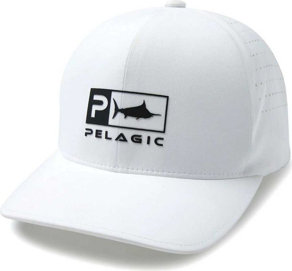 Pelagic Delta Flexfit Kappe Weiß S-M Mann Weiß S-M