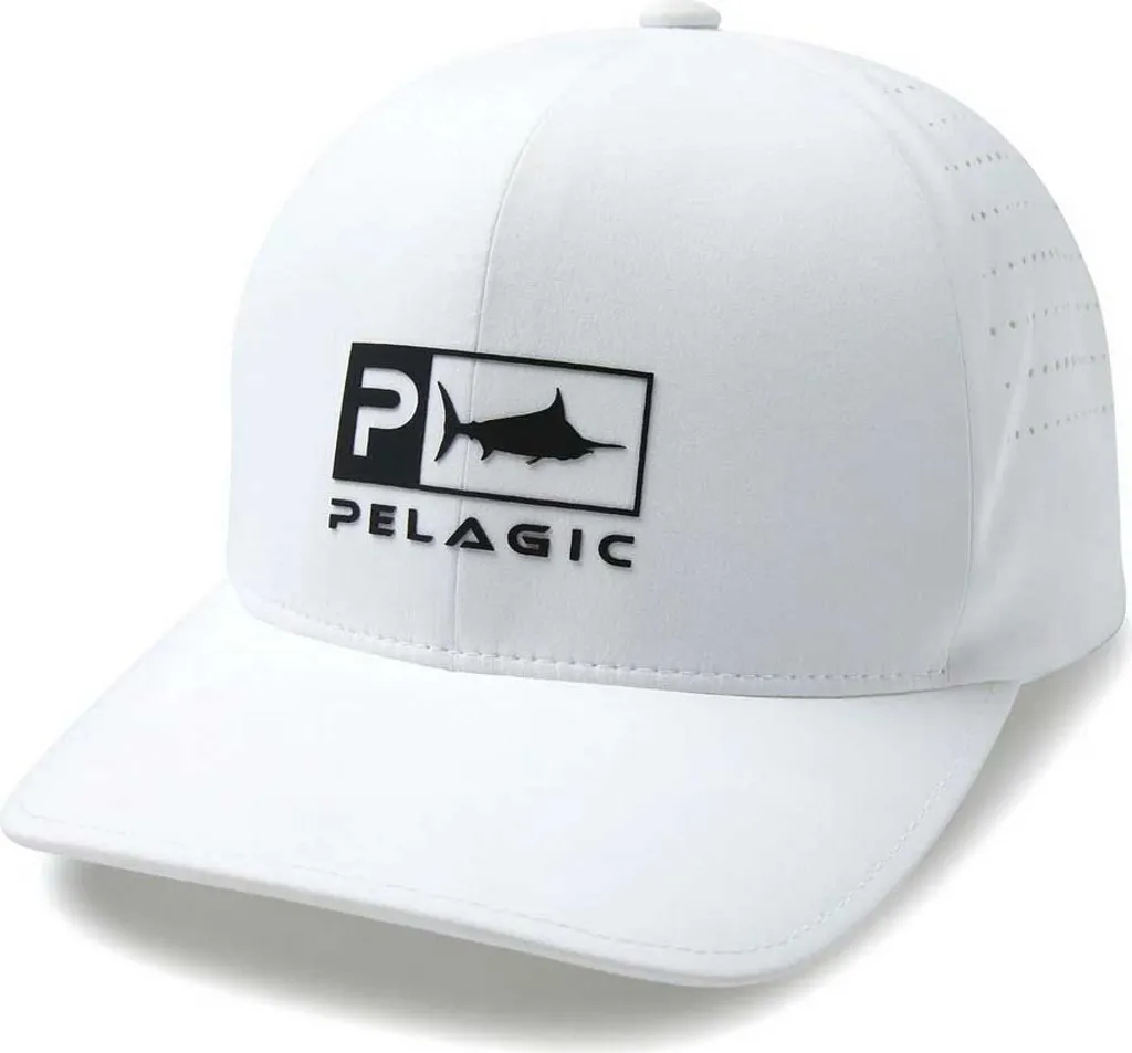 Pelagic Delta Flexfit Cap Bianco S-M Uomo Bianco S-M