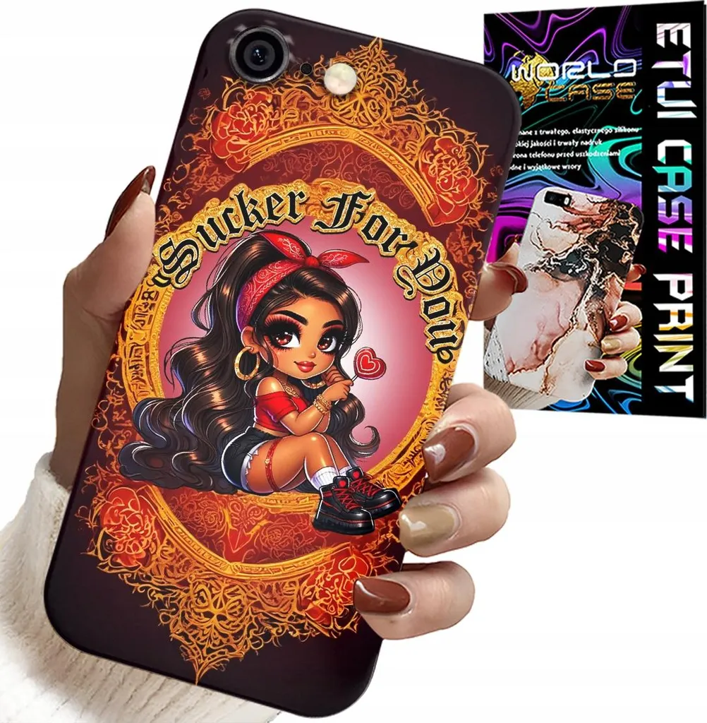 Custodia iPhone 6 Plus Fashion Doll Sucker For You + Vetro Temperato