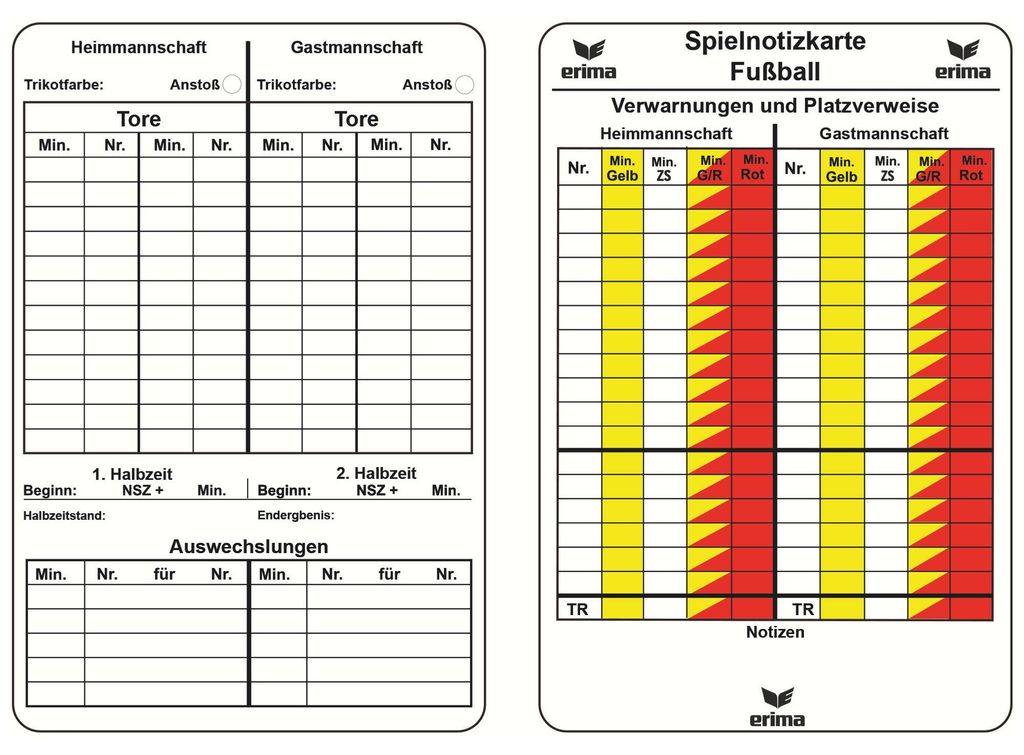 Podkładki piłkarskie Erima Match Record w kolorze białym - Zdjęcie produktu 