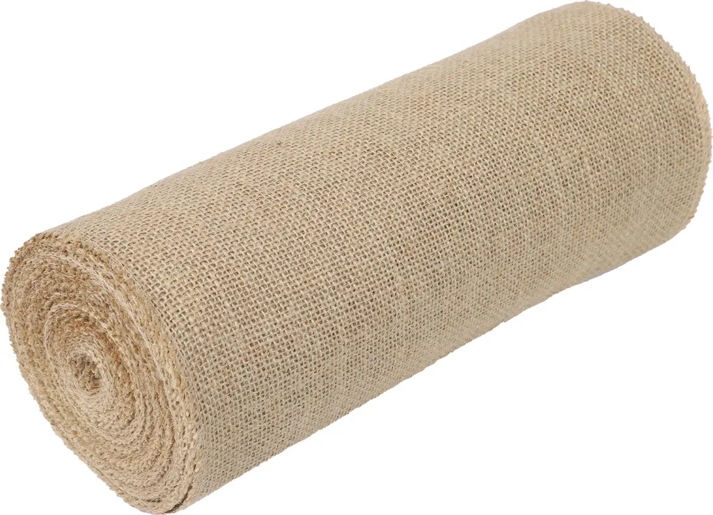 Rotolo di Iuta Naturale 10m x 30cm per Matrimoni e Fai da Te Rustico