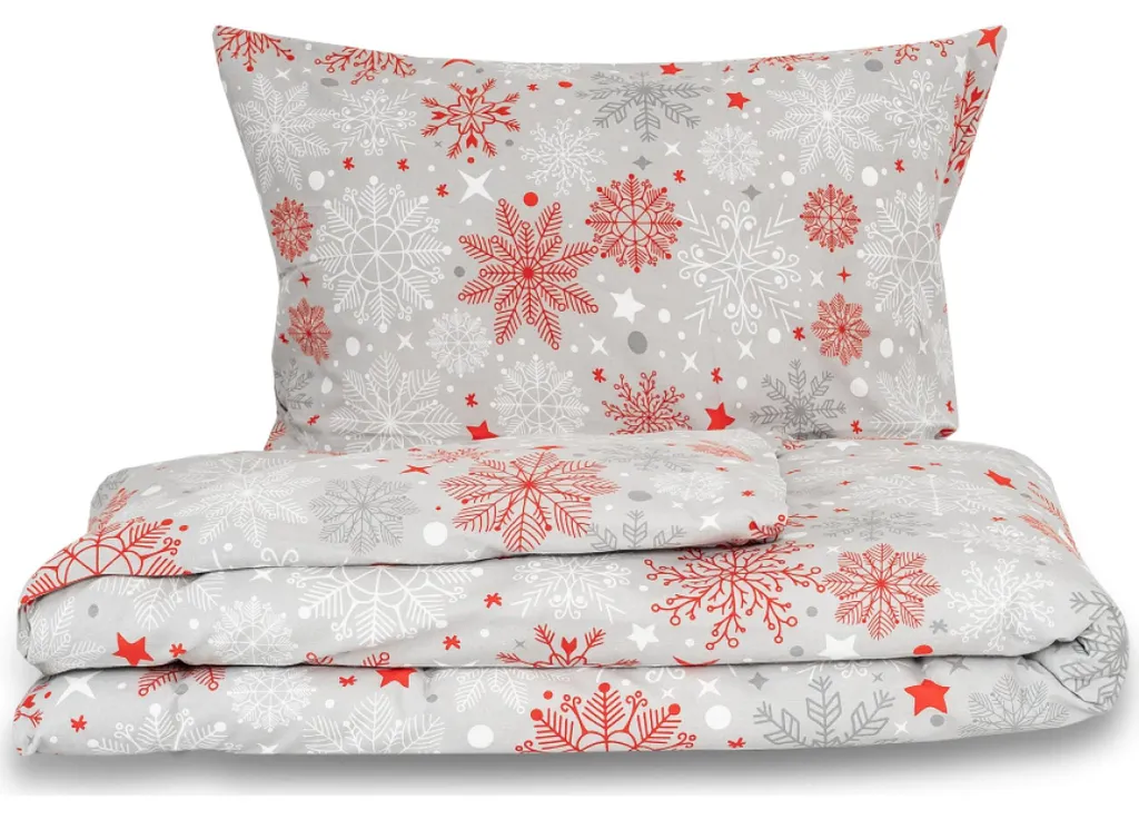 Parure de lit de Noël VLOČKY : confort chaud contre le froid hivernal