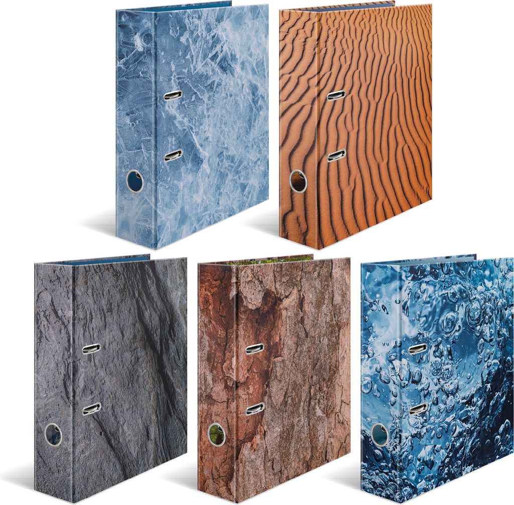 Herma Motiv-Ordner Karton A4, 7 cm Rückenbreite Nature Produktbild 