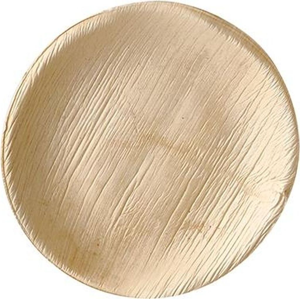 Papstar Palmblatt Teller "pure", rund Ø 15 cm, 4 x 25 Stück