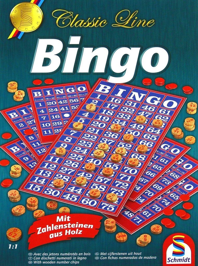 Schmidt Spiele Familienspiel Zuordnungsspiel Bingo 49089 Produktbild 