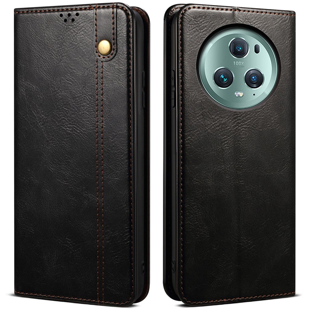 Pouzdro pro Honor Magic 5 Pro, kožené flip pouzdro Obrázek produktu 