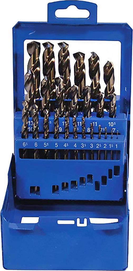 Makita P-60969 HSS-G Bohrerset 25 Stück Ø 1-13 mm Metallbohrer